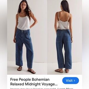 Free People Midnight Voyage Harem Jeans
Journey. Size S. NWT